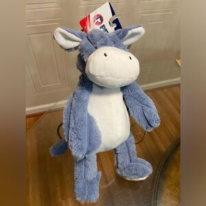 - - Petlou dog toy 18 very Solf clinker & squeaker.Donkey